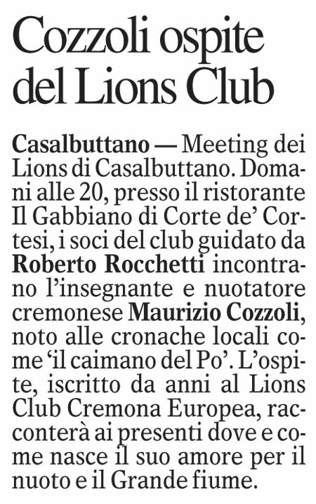 09 aprile 2006 - Sport e Lionismo...