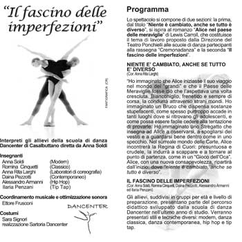 16 giugno 2006 - Saggio di danza "Carpe diem"